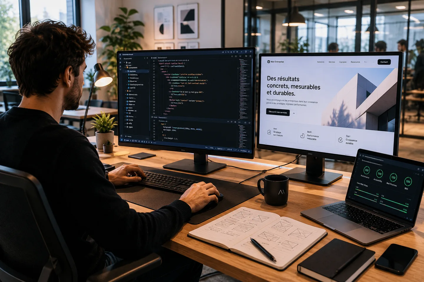 Websites and landing pages